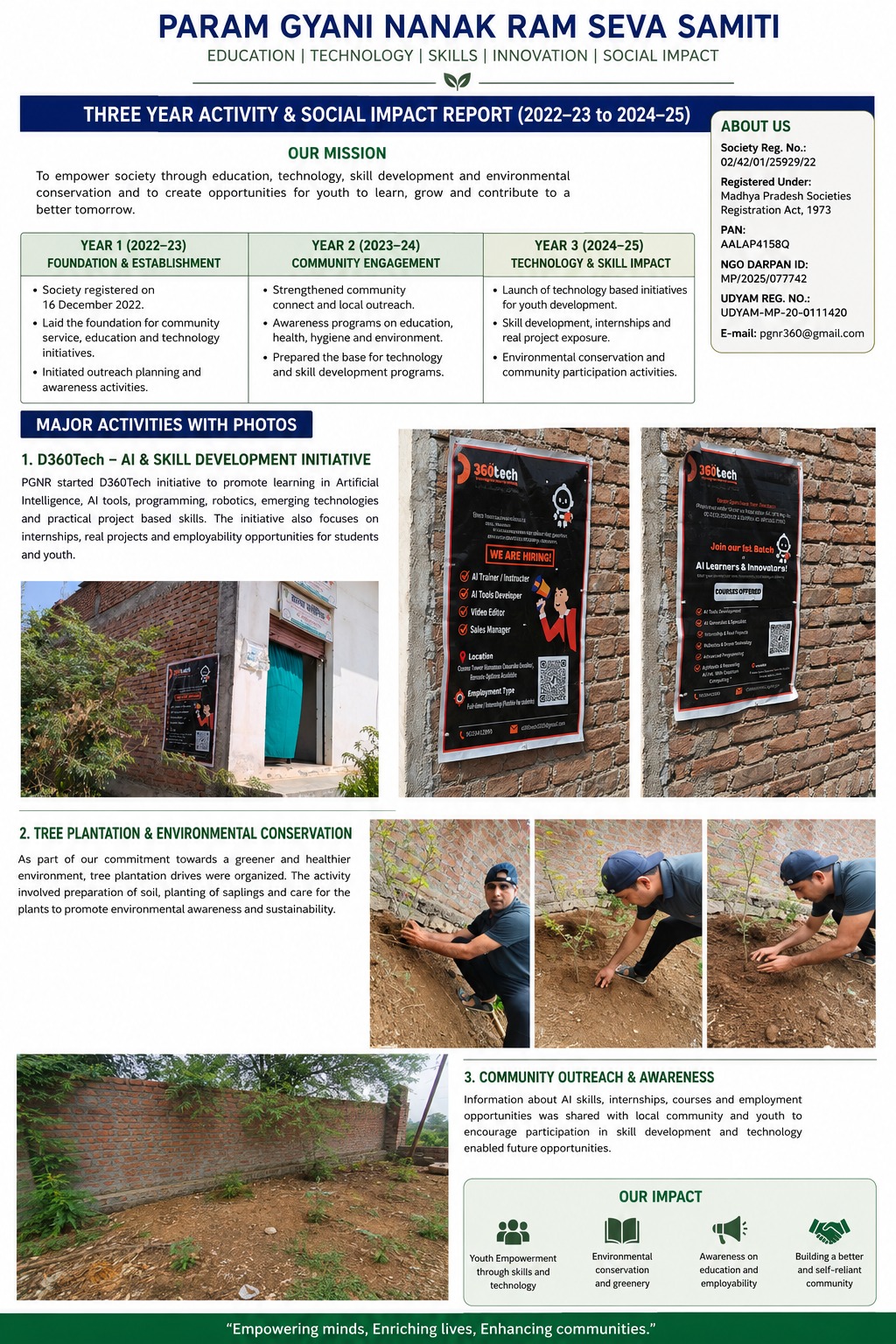 Community outreach programme in the field